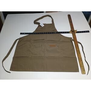Dinesk brown apron new with tags